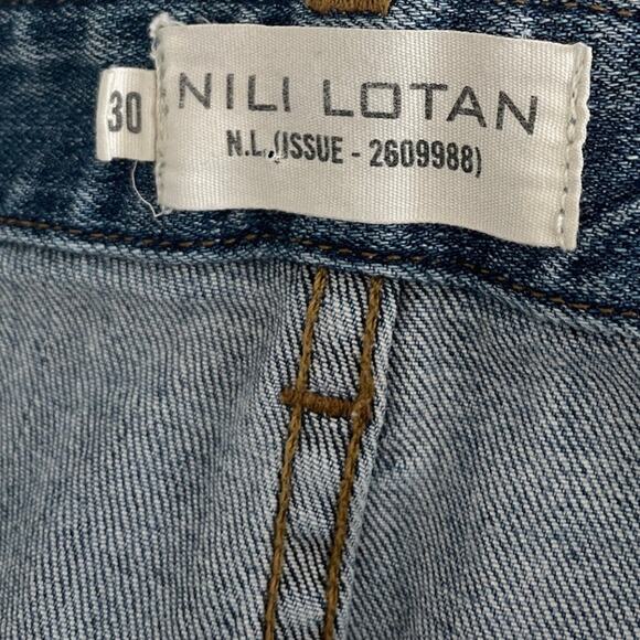 Nili Lotan French Military Jean Jogger Pants Cropped Size 30 - Picture 5 of 7